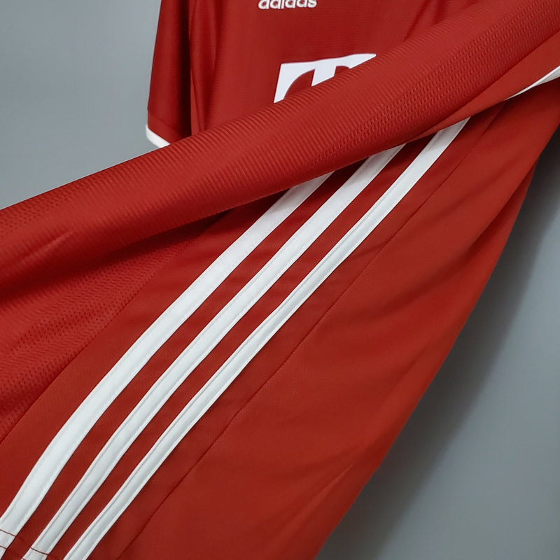 Camisa Retrô Bayern de Munique I Home 2020/21 Masculina Vermelha