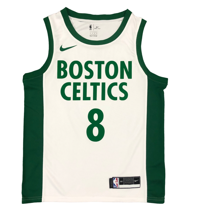 Regata NBA Boston Celtics City Edition Nike Authentic Walker 8 - Branca