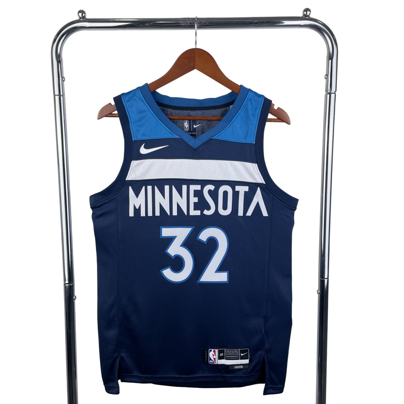 Regata NBA Timberwolves Nike Authentic Towns 32 - Azul