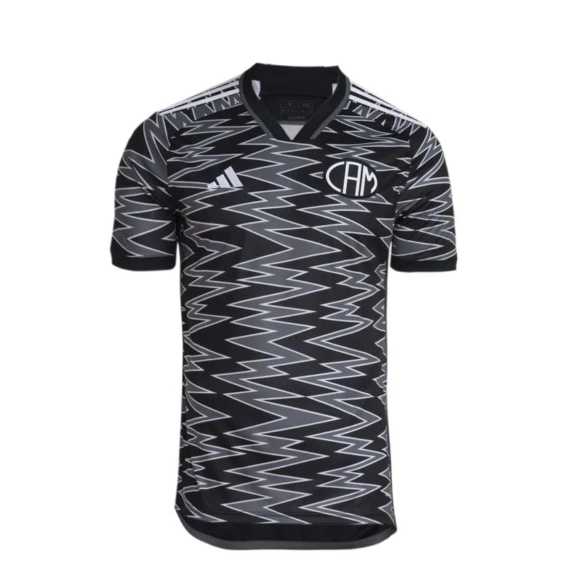 Camisa Atlético Mineiro III 24/25 Torcedor Adidas Masculina - Cinza e Preto