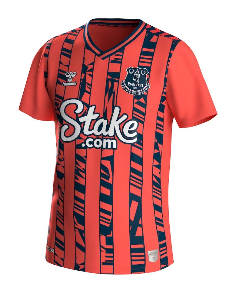 Camisa Everton Home 23/24 s/n° Torcedor Hummel Masculina - Laranja