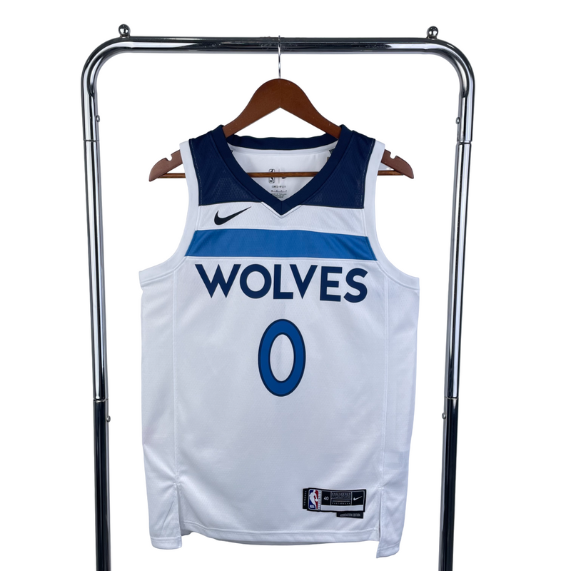 Regata NBA Timberwolves Nike Authentic Russell 0 - Branca