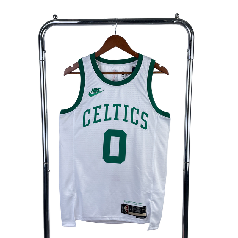 Regata NBA Boston Celtics Nike Authentic Tatum 0 - Branca