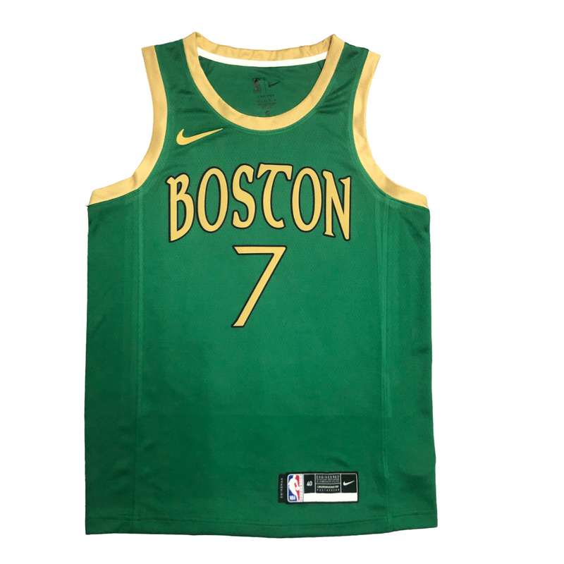 Regata NBA Boston Celtics City Edition Nike Authentic Brown 7 - Verde