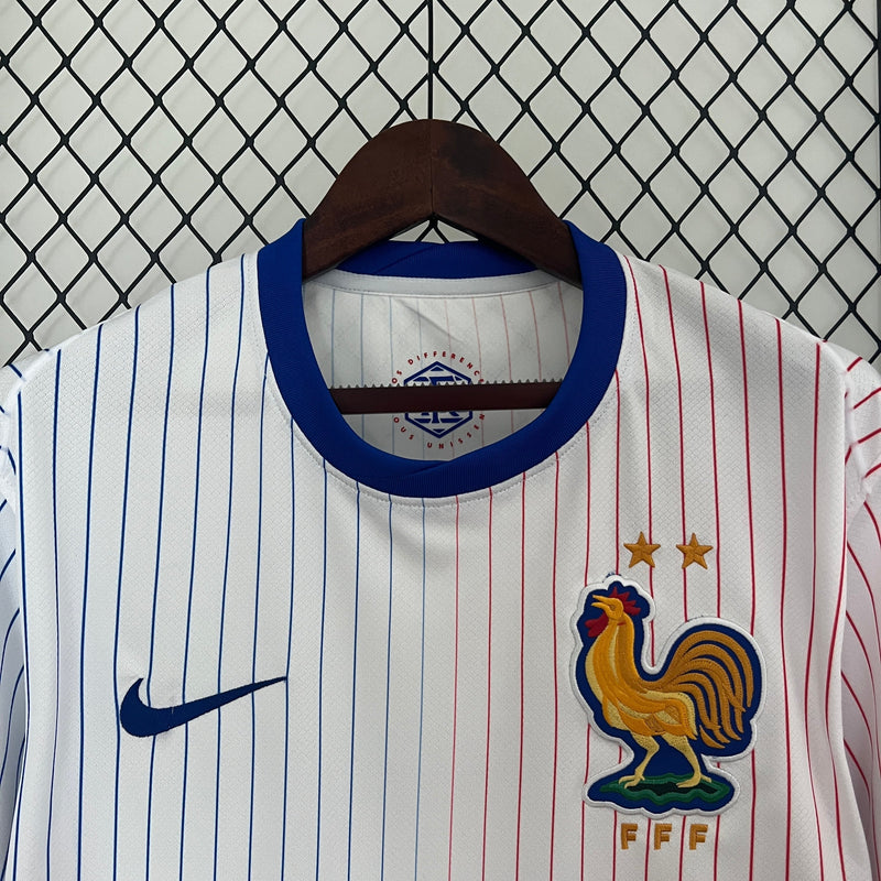 Camisa França Away 24/25 s/n° Torcedor Nike Masculino - Branca