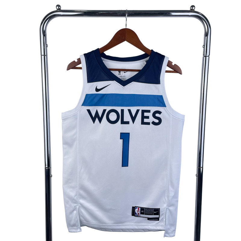 Regata NBA Timberwolves Nike Authentic Anderson 1 - Branca