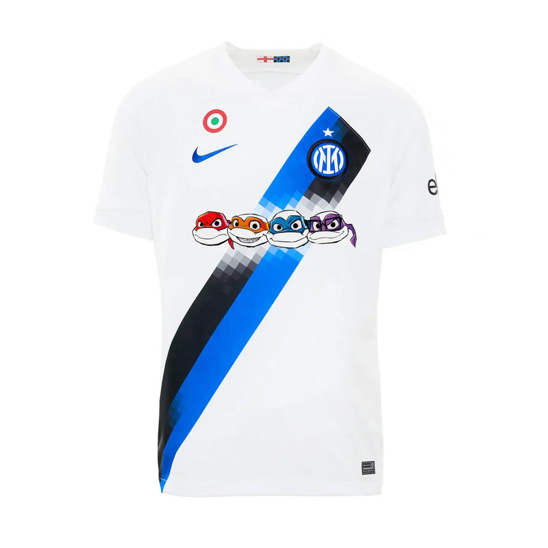 Camisa da Inter de Milão Away Edição Tartarugas Ninja 2024 - Branca