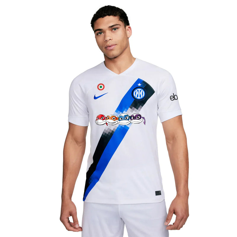 Camisa da Inter de Milão Away Edição Tartarugas Ninja 2024 - Branca