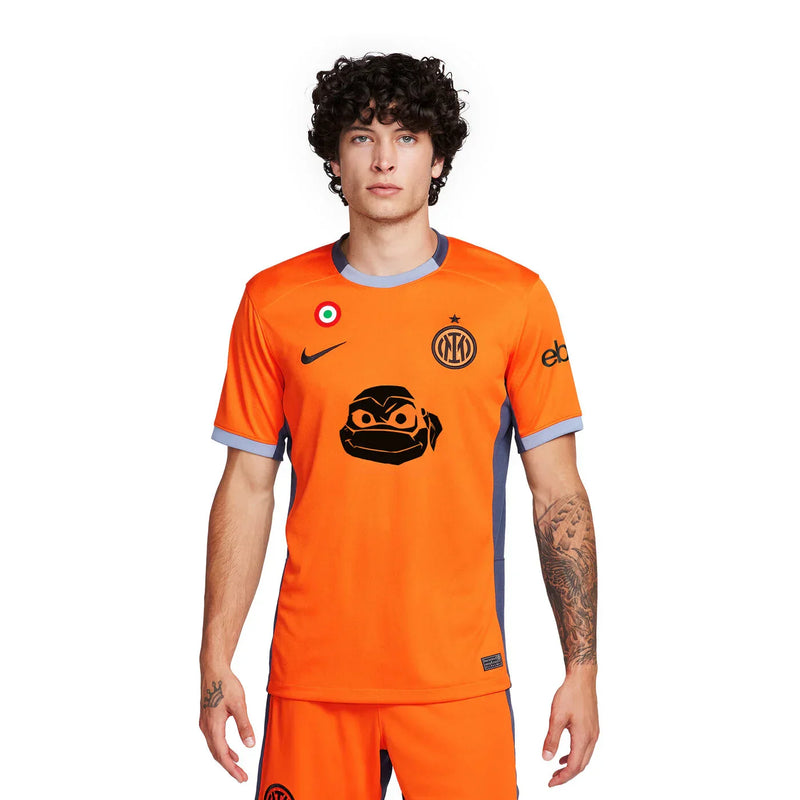 Camisa da Inter de Milão Third Edição Tartarugas Ninja 2024 - Laranja