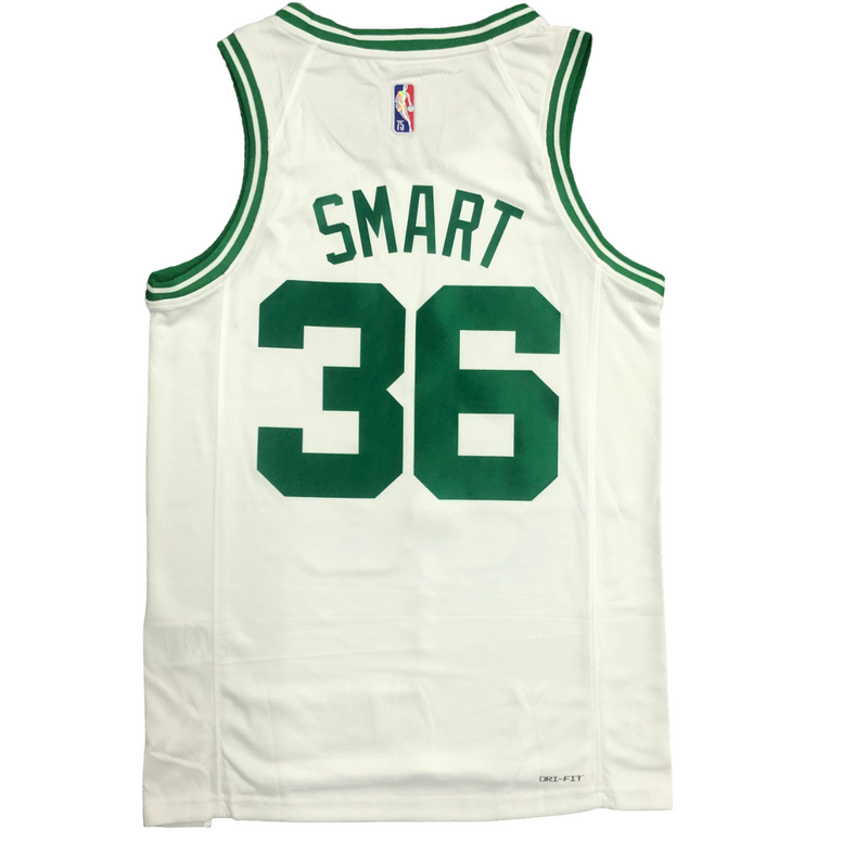 Regata NBA Boston Celtics 75 Anniversary Nike Authentic Smart 36 - Branca