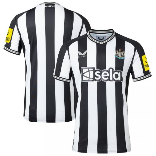 Camisa Newcastle United I 23/24 Castore - Preto e Branco