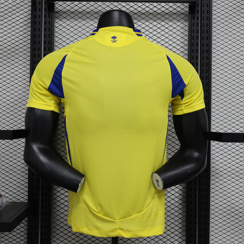 Camisa Al-Nassr Home 2024/25 Jogador Adidas Masculino - Amarela e Azul