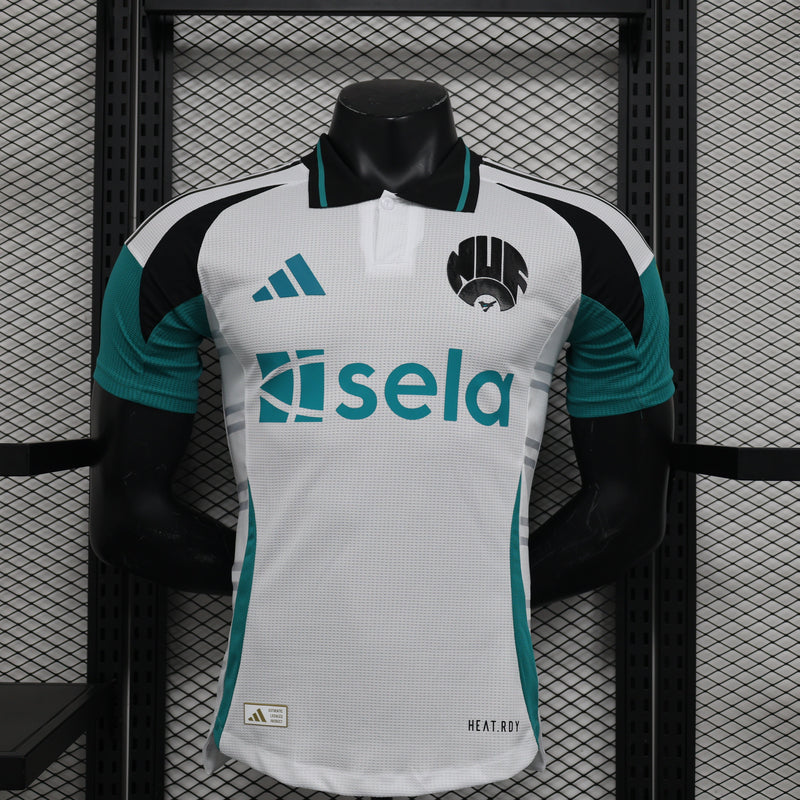 Camisa Newcastle Third 2024/25 Jogador Adidas Masculino - Branca e Azul