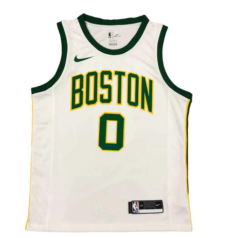 Regata NBA Boston Celtics Nike Authentic Tatum 0 - Branca