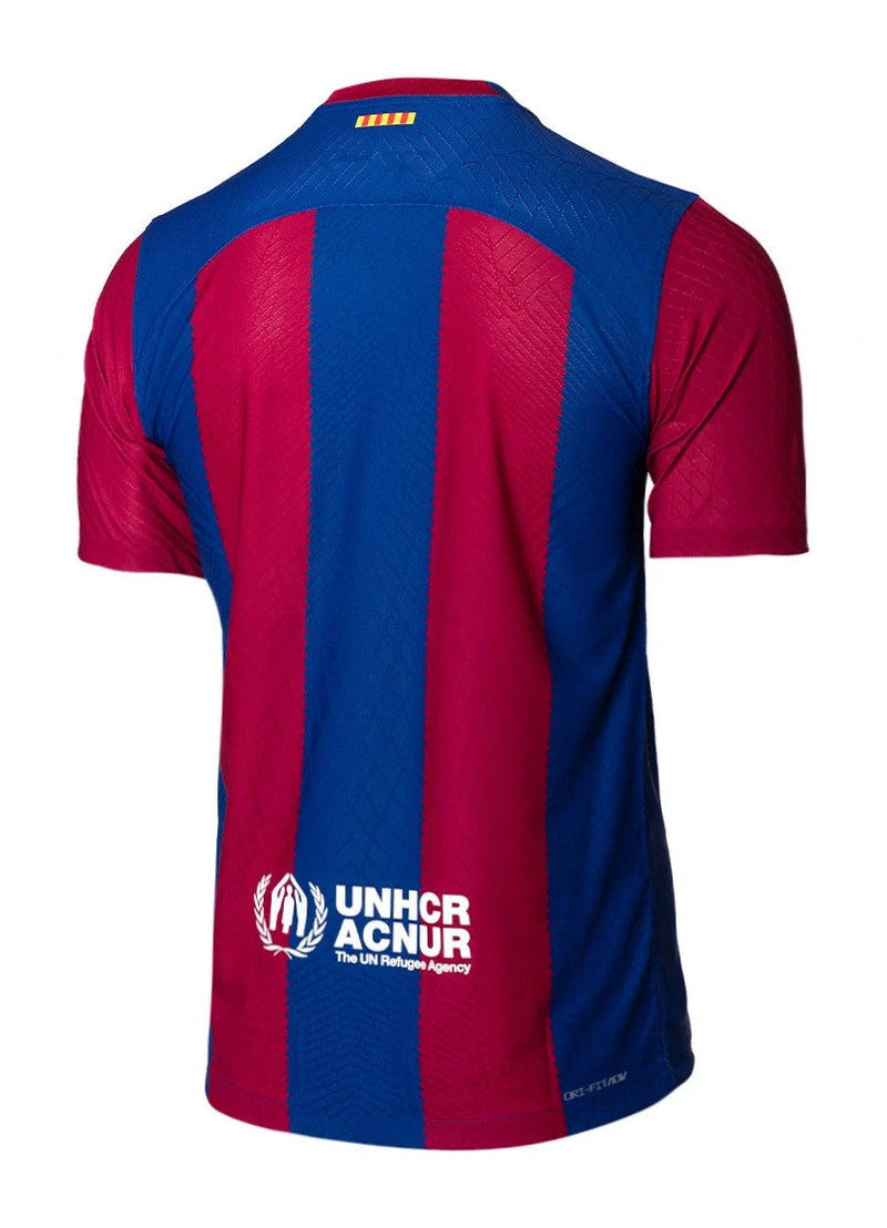 Camisa Barcelona Home 23/24 s/n° Torcedor Masculino - Azul e Grená