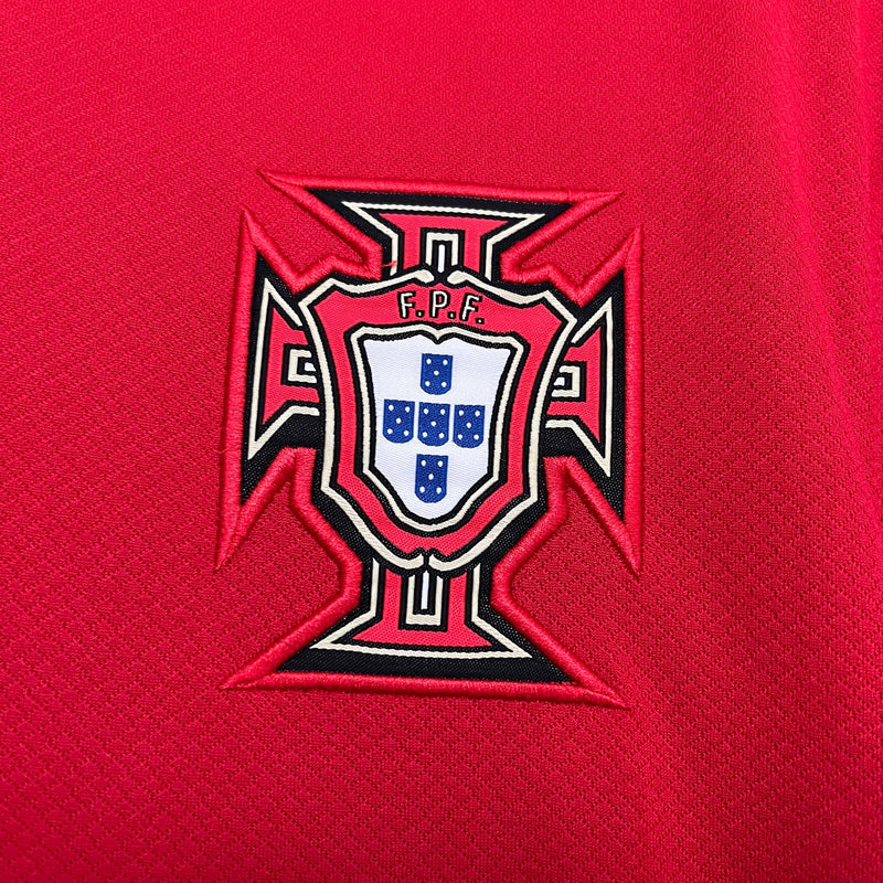 Camisa Portugal Home 24/25 s/n° Torcedor Nike Masculino - Vermelho