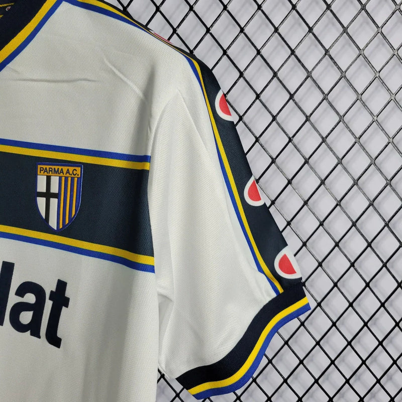 Camisa Retrô Parma Away Champion 2002/03 Masculino Branco