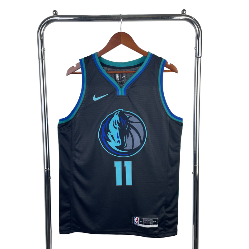 Regata NBA Dallas Mavericks City Edition Nike Authentic Irving 11 - Preta