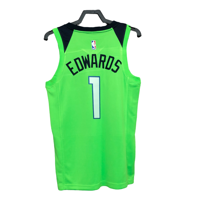 Regata NBA Minnesota Timberwolves Jordan Authentic Edwards 1 - Verde