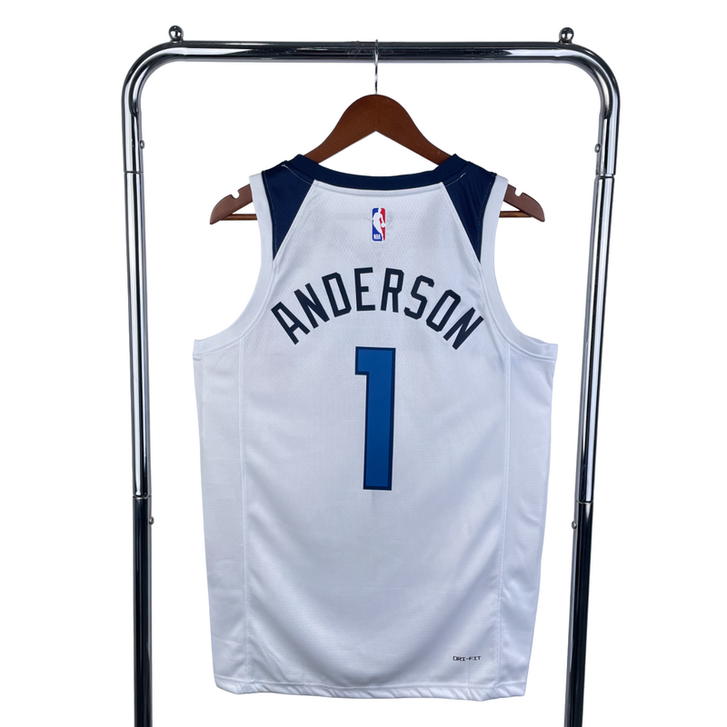 Regata NBA Timberwolves Nike Authentic Anderson 1 - Branca