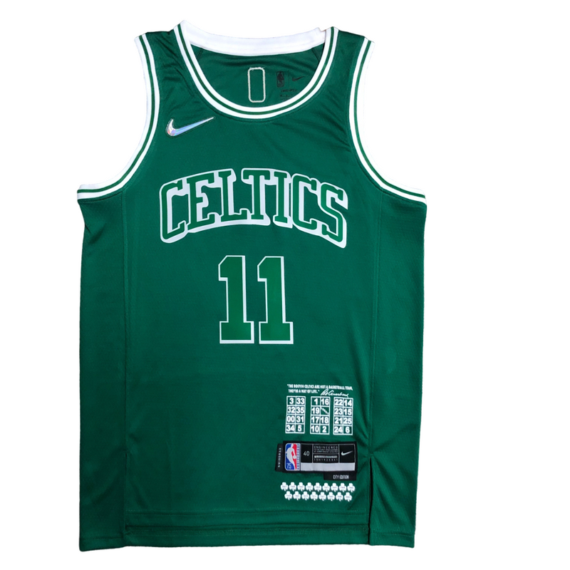 Regata NBA Boston Celtics City Edition Nike Authentic Irving 11 - Verde