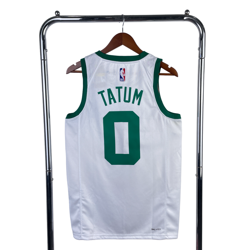 Regata NBA Boston Celtics Nike Authentic Tatum 0 - Branca