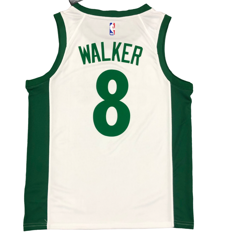 Regata NBA Boston Celtics City Edition Nike Authentic Walker 8 - Branca