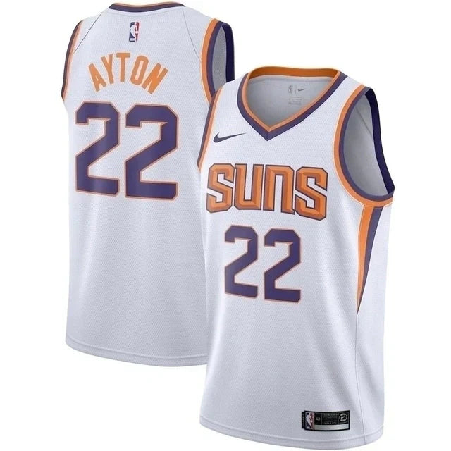 Regata NBA Phoenix Suns Nike Authentic Ayton 22 - Branca