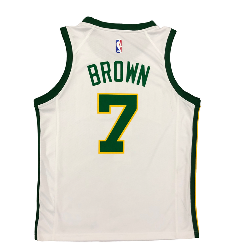 Regata NBA Boston Celtics Nike Authentic Brown 7 - Branca