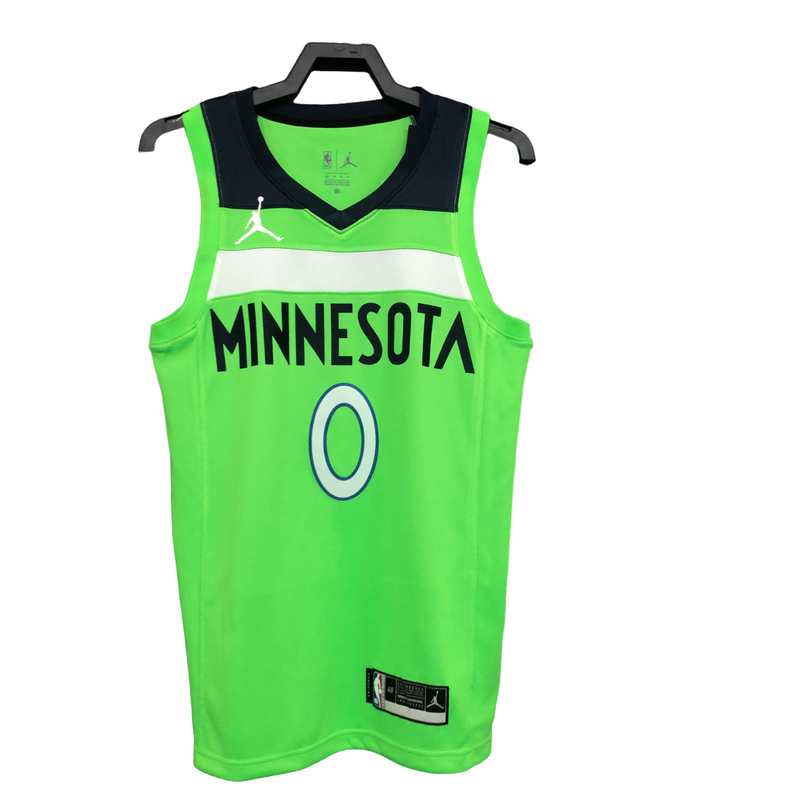 Regata NBA Minnesota Timberwolves Jordan Authentic Russell 0 - Verde