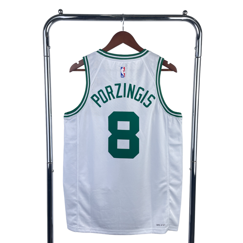 Regata NBA Boston Celtics Nike Authentic Porzingis 8 - Branca