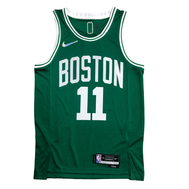 Regata NBA Boston Celtics 75 Anniversary Nike Authentic Irving 11 - Verde