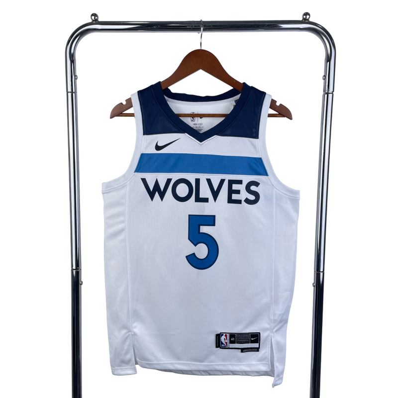 Regata NBA Timberwolves Nike Authentic Edwards 5 - Branca