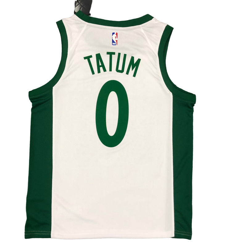 Regata NBA Boston Celtics City Edition Nike Authentic Tatum 0 - Branca