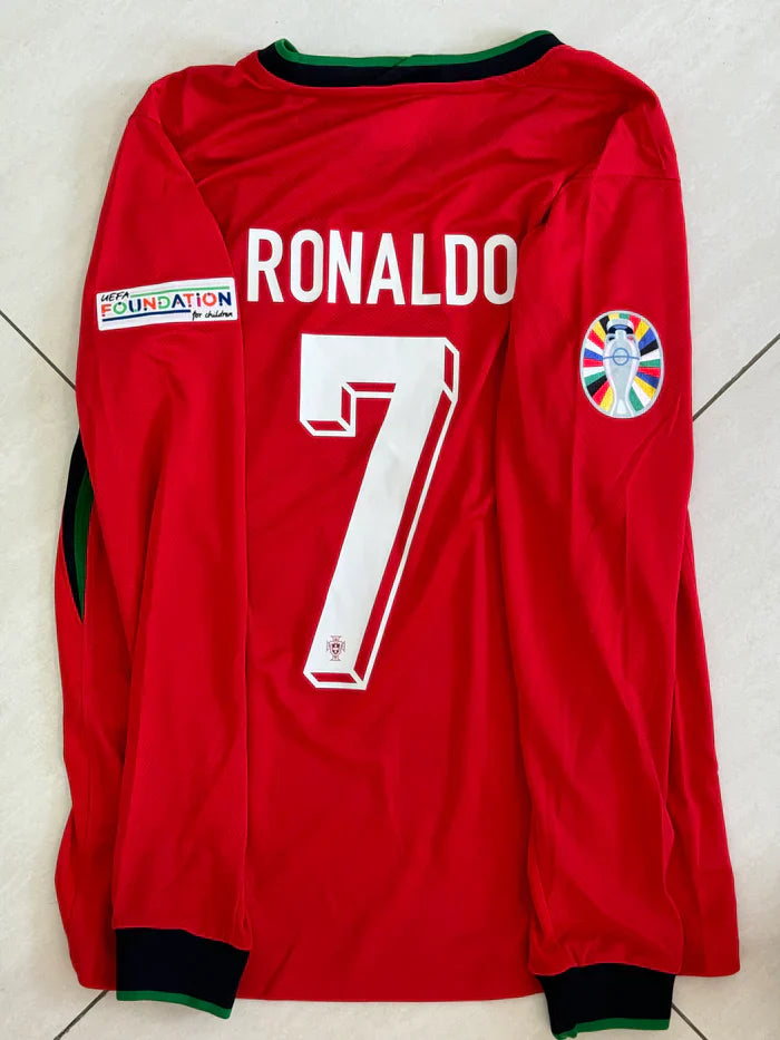 Camisa Portugal 2024/25 Manga Longa - Ronaldo