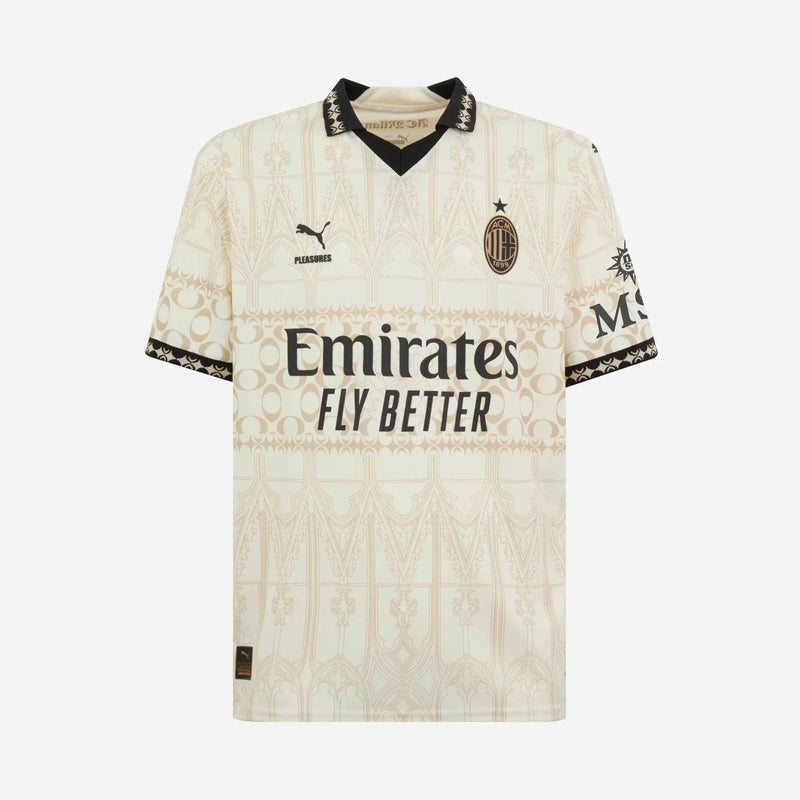 Camisa Milan X Pleasures IV 23/24 Puma - Branco