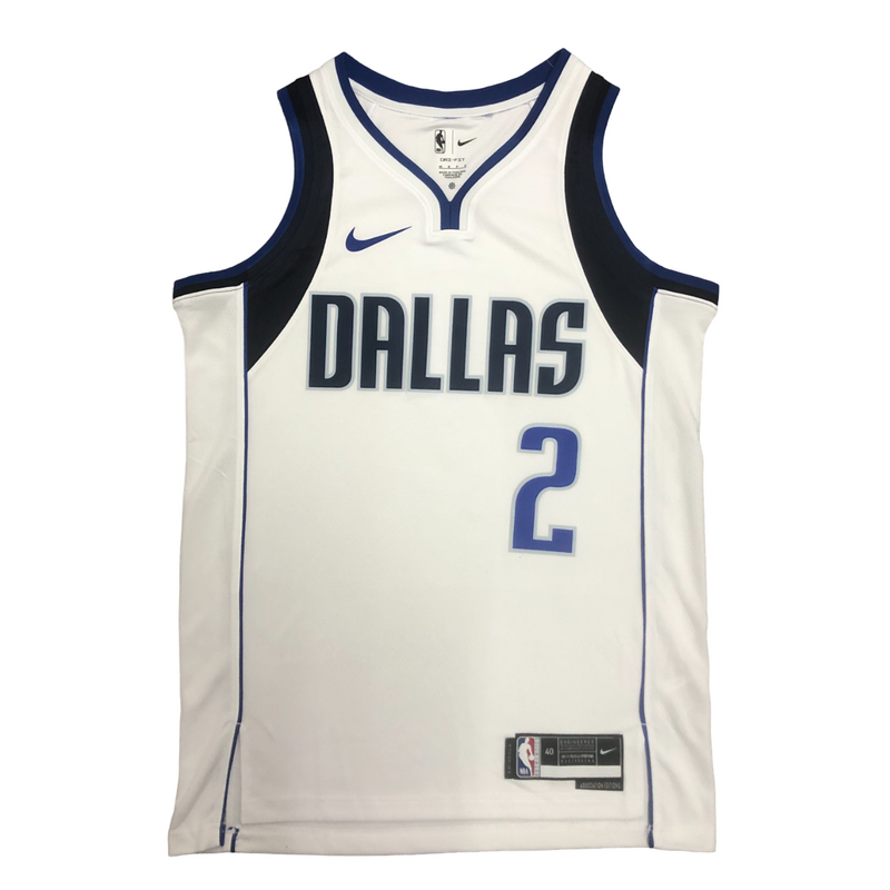 Regata NBA Dallas Mavericks Nike Authentic Irving 2 - Branca