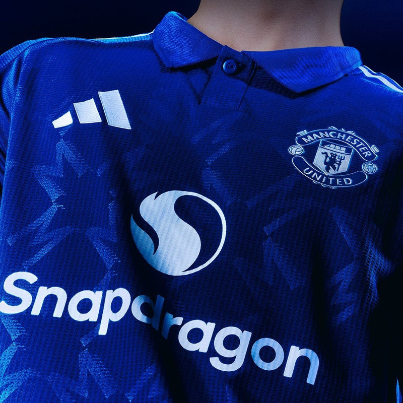 Camisa Manchester United Away 24/25 s/n° Torcedor Adidas Masculina - Azul