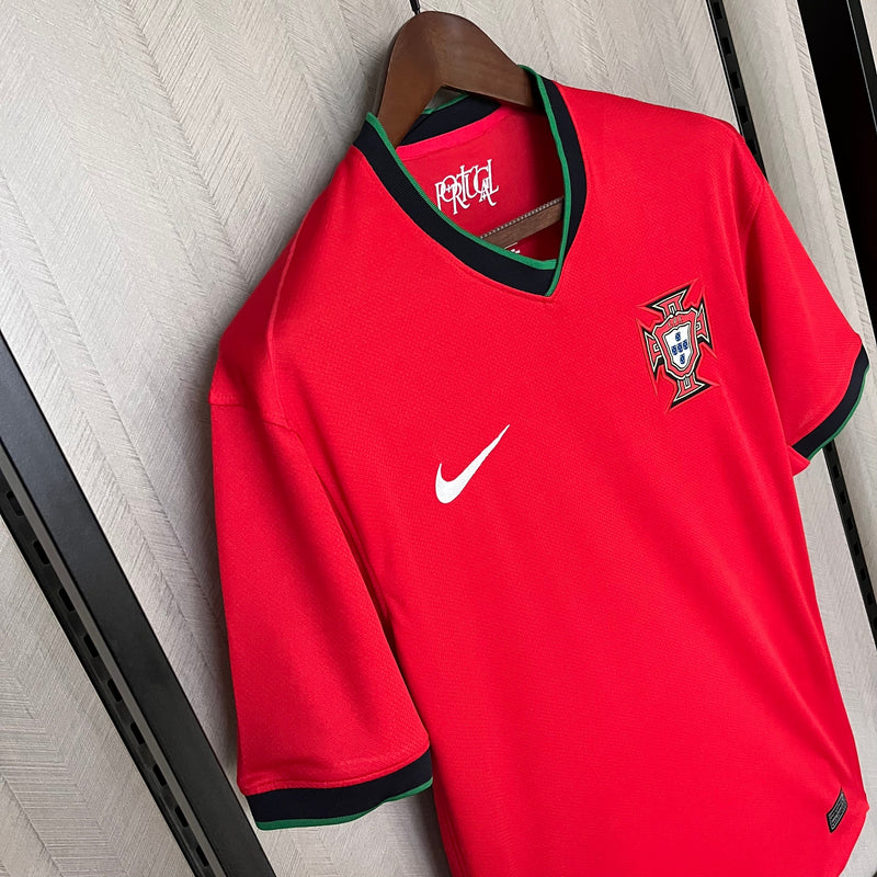 Camisa Portugal Home 24/25 s/n° Torcedor Nike Masculino - Vermelho