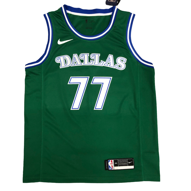 Regata NBA Dallas Mavericks Nike Authentic Doncic 77 - Verde