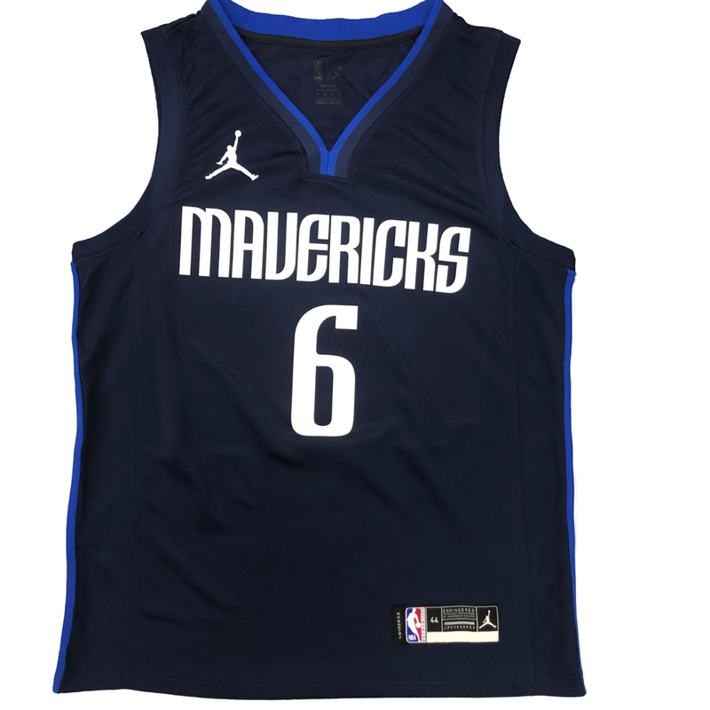 Regata NBA Dallas Mavericks Jordan Authentic Porzingis 6 - Azul