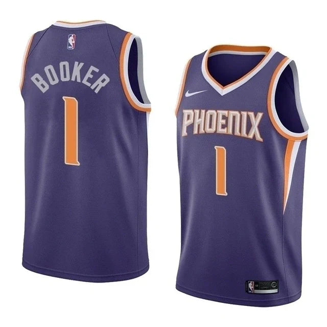 Regata NBA Phoenix Suns Nike Authentic Brooker 1 - Azul