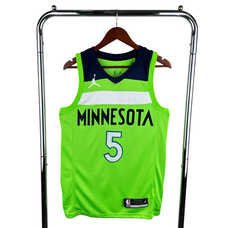 Regata NBA Minnesota Timberwolves Jordan Authentic Edwards 5 - Verde