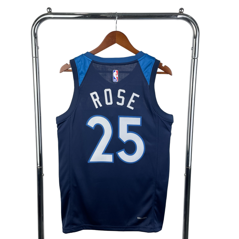 Regata NBA Timberwolves Nike Authentic Rose 25 - Azul