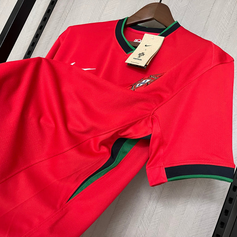 Camisa Portugal Home 24/25 s/n° Torcedor Nike Masculino - Vermelho