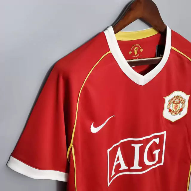 Camisa Retrô Manchester United Nike 2006/07 Masculino Vermelho