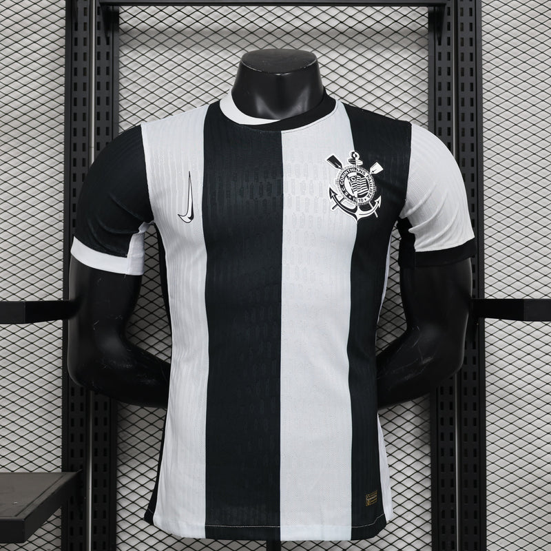 Camisa Corinthians Third 2024/25 Jogador Nike Masculino - Preta e Branca