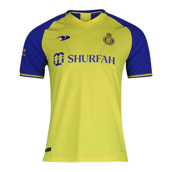 Camisa Al-Nassr I 23/24 Duneus - Amarelo e Azul