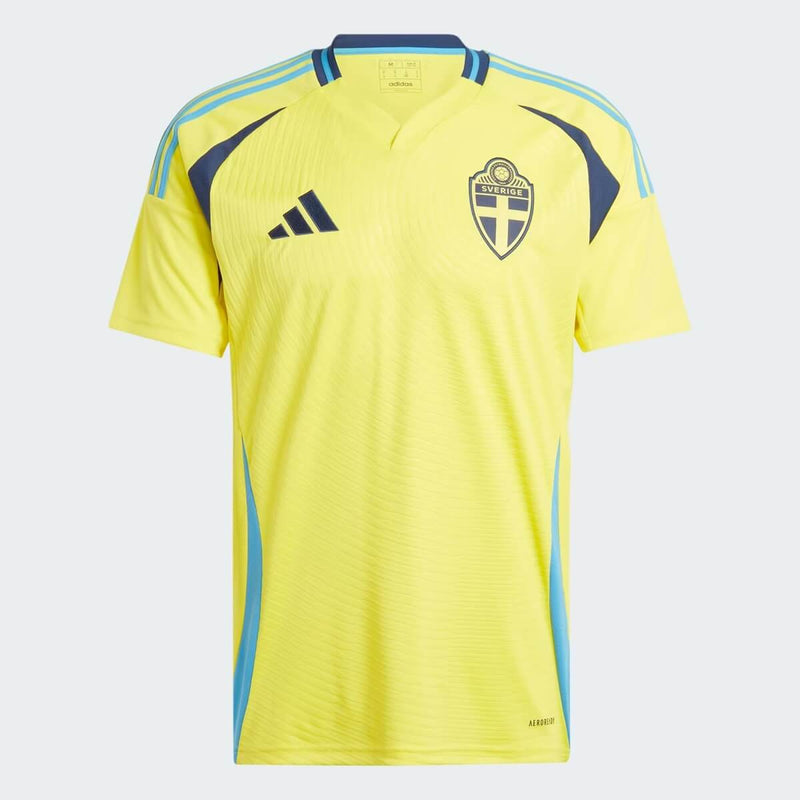 Camisa Suécia Home 24/25 s/n° Torcedor Adidas Masculino - Amarelo