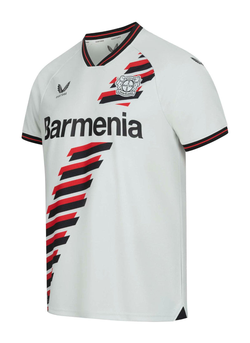 Camisa Bayer Leverkusen Away 23/24 s/n° Torcedor Castore Masculina - Branca